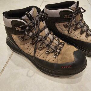Säntis 20 Black Hiking Boots - Kybun Switzerland - Men's Size 11